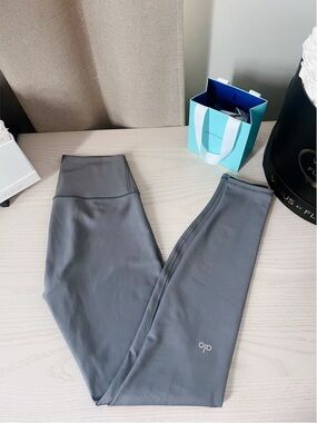 Alo Airlift Winter Warm Leggings Steel Grey